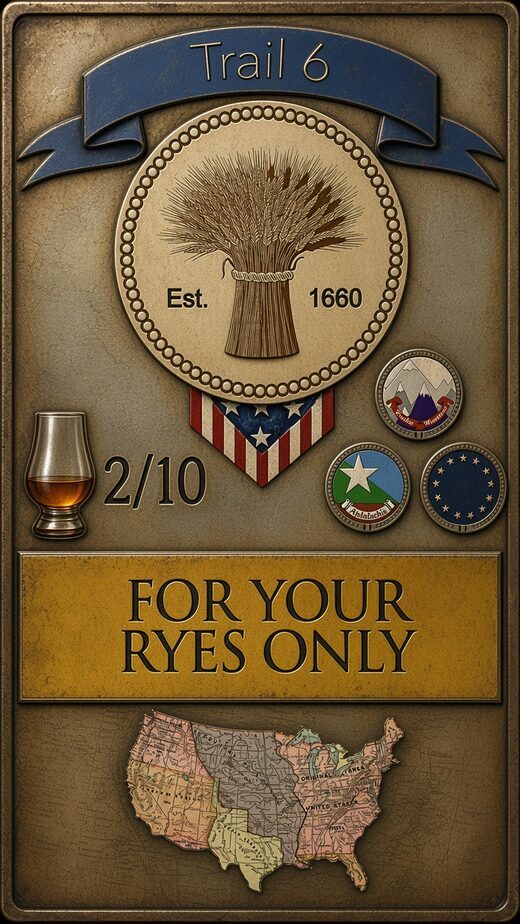 Whisk(e)y Wanderer regional trail badge 6