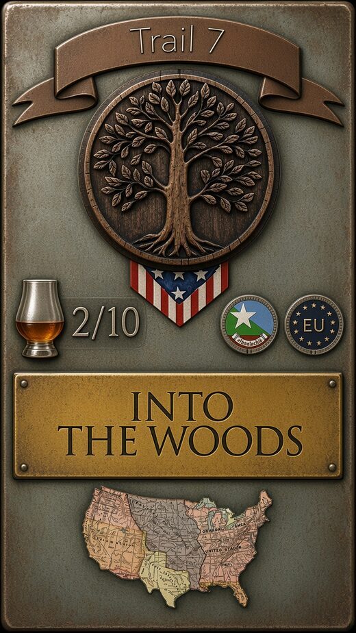Whisk(e)y Wanderer regional trail badge 7