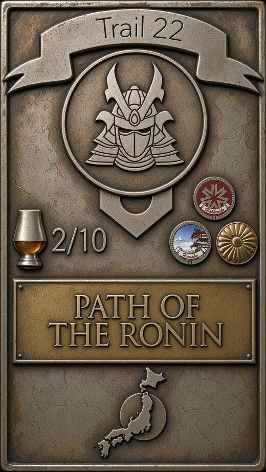 Whisk(e)y Wanderer regional trail badge 22